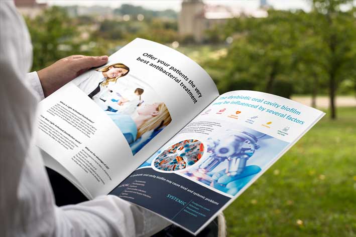 Brochure til dansk dental virksomhed