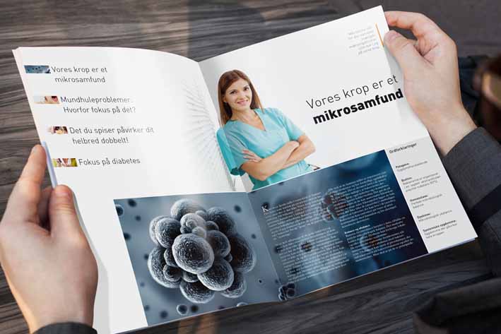 Design af brochure ti lims dental