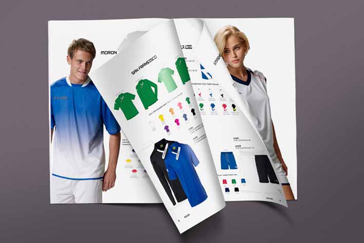 Design og tryk af Sportskatalog