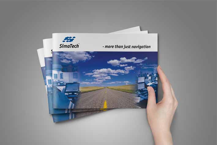 brochure design til simatech