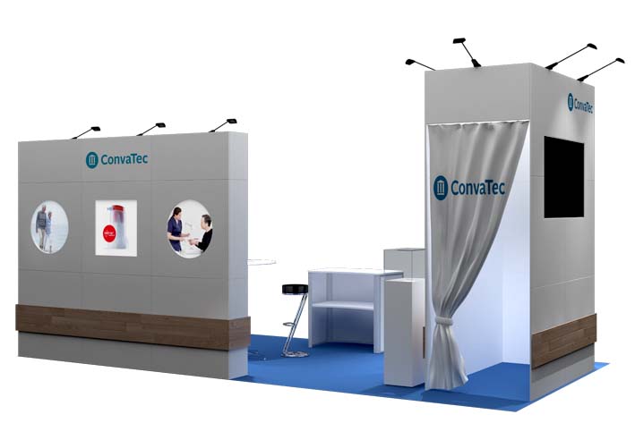 Messestand design til ConvaTec