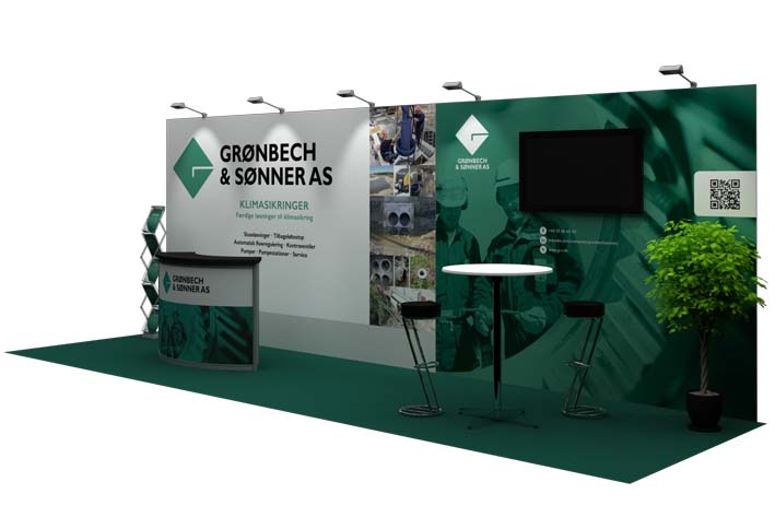 Messestand design til Grønbech & Sønner