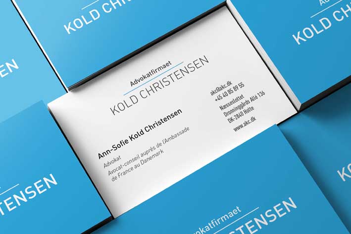 visitkort design til virksomheder, private og organisationer